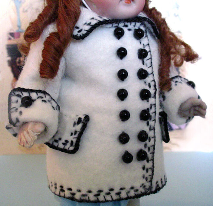 Mignonette Doll Pattern Coat Dec 1878 - Image 5