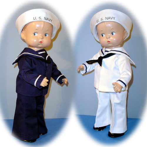 Effanbee SkippyDoll Navy Outfit