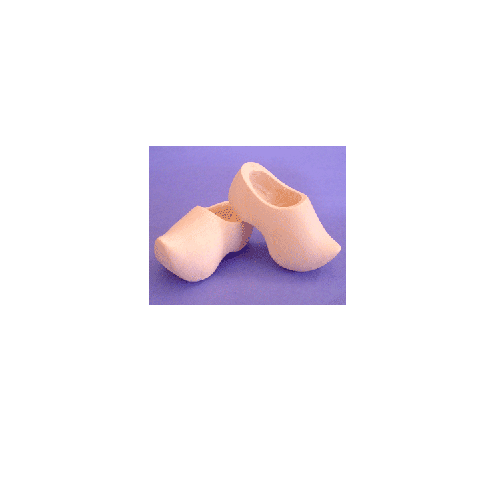 Wooden Dutch Doll Shoes