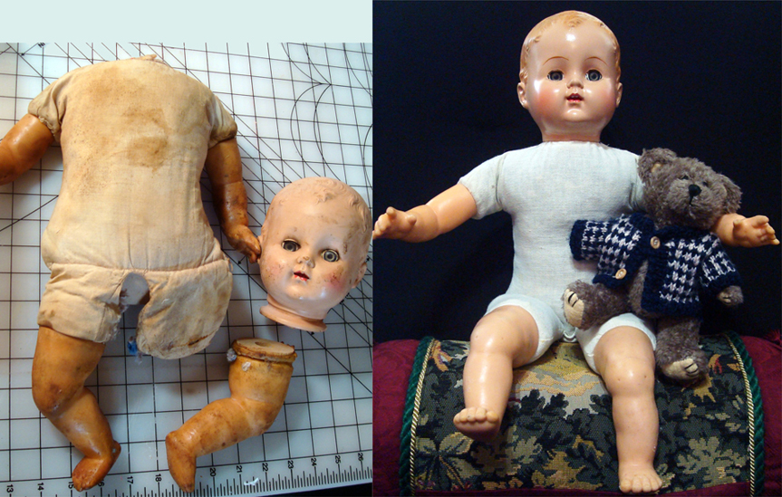 hard plastic & vinyl doll