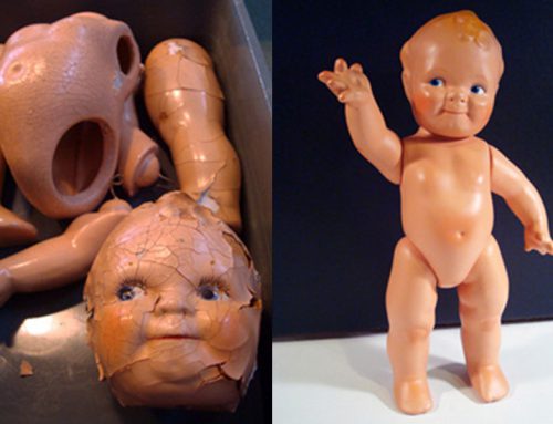 Composition Scootles Doll