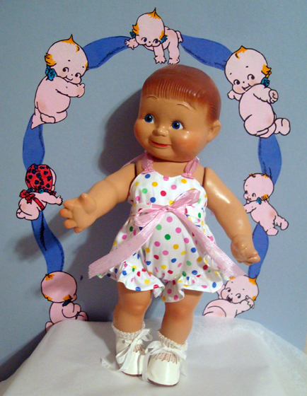 Kewpie Doll Ruffled Sunsuit