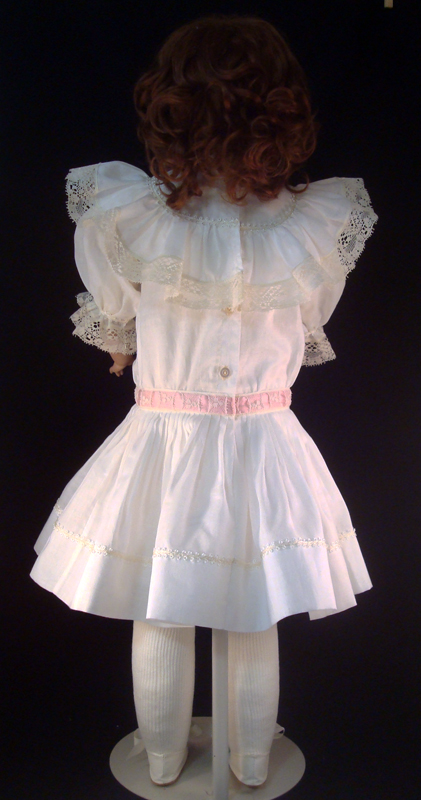 Antique Style Doll Dress back