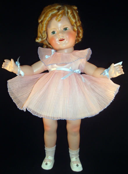Shirley Temple Doll Pleated Dance Dress