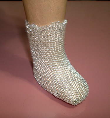 Vintage Rayon Doll Socks
