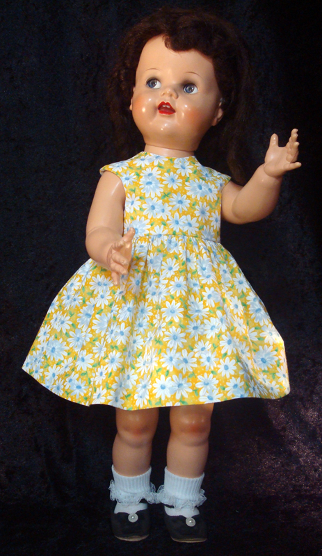 Saucy Walker Doll Sundress-Yellow