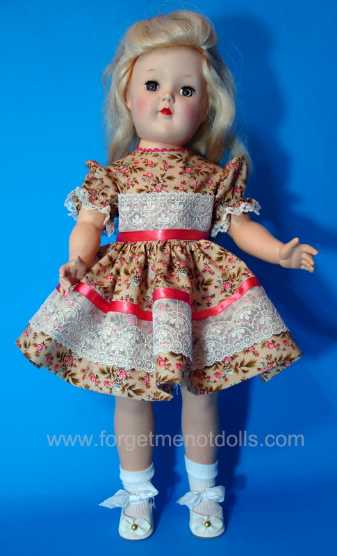 Lacy Coral Toni-Doll Dress