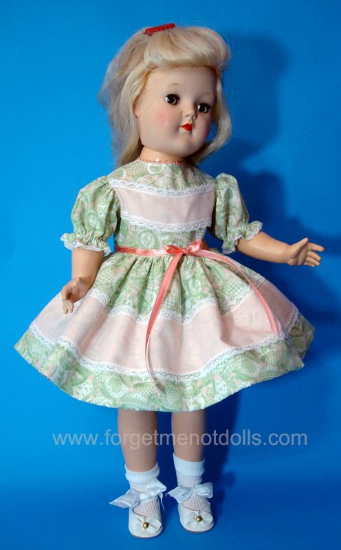 Peach Overlay Toni-Doll Dress