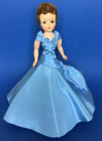 CissyDoll Rhinestone SideDrape BlueGown
