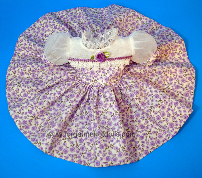 SweetSue OrgandySleeve Purple Dress - Image 4