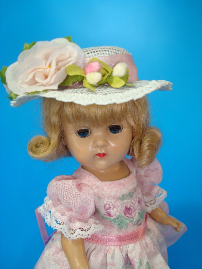 Ginny Doll Hat wRoses - Image 2