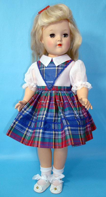 VFront BluePlaid ToniDoll Dress