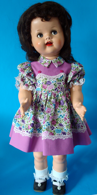 SaucyWalker DollDress PurpleTwo-Tone