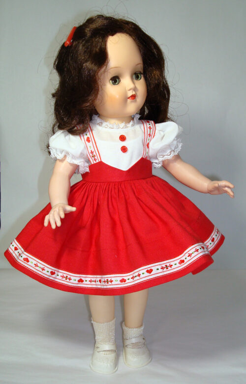 Red Tyrolean Toni-Doll Dress