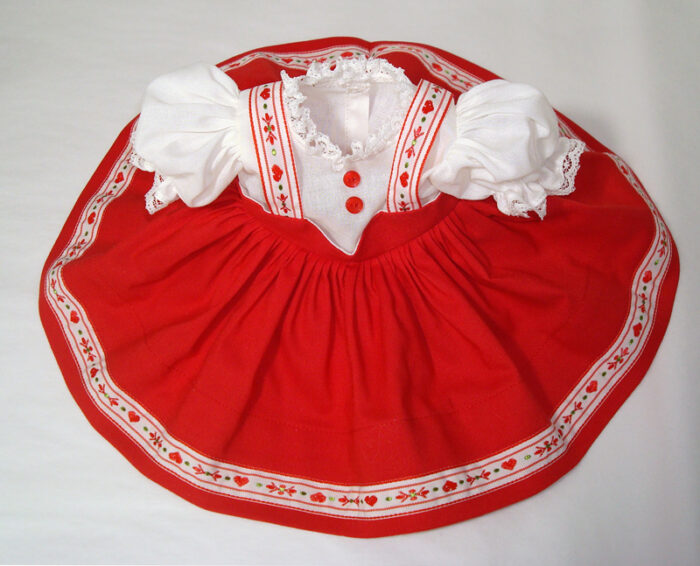 Red Tyrolean ToniDoll Dress - Image 3