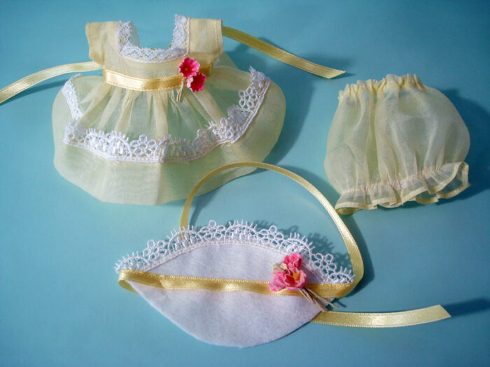 GinnyDoll Organdy Dress PantiesHat - Image 4